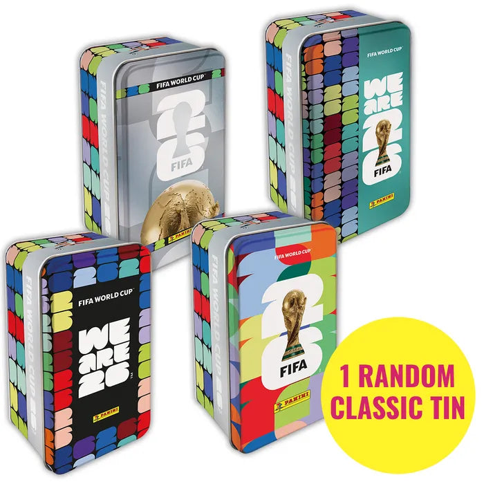 The Panini FIFA World Cup 2026™ official sticker collection is here! - Box of 50 Packets plus a Pocket Tin and Classic Tin