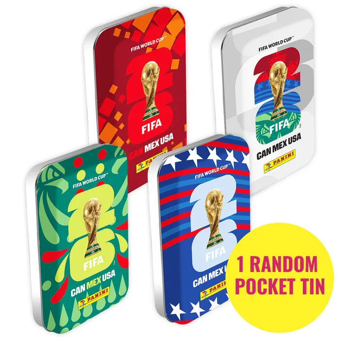 The Panini FIFA World Cup 2026™ official sticker collection is here! - Box of 50 Packets plus a Pocket Tin and Classic Tin